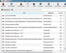 Snapshot of the editor's local Buddhist texts library — sorting-in-progress...